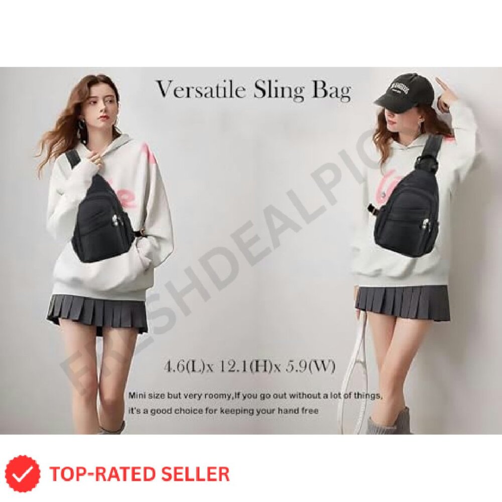 Mini Sling Backpack Convertible Daypack Water Res… - image 3